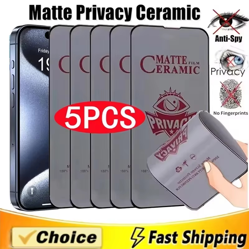Matte Anti Glare Screen Protector - 1-5 個アンチスパイマットフィルムサムスン A56 A54 A06 A15