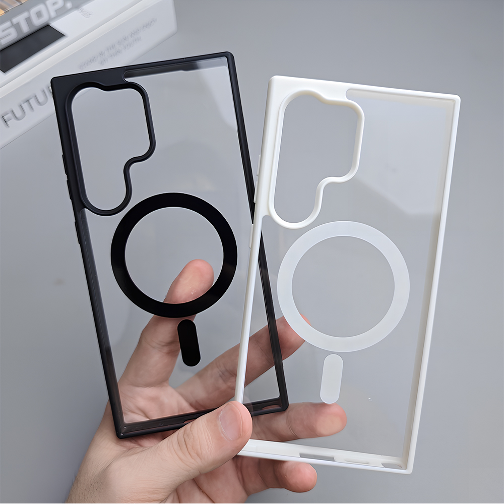 高級アクリルクリア電話ケースサムスン A37 A57 A07 - Clear Shockproof Bumper Case のレビューと価格