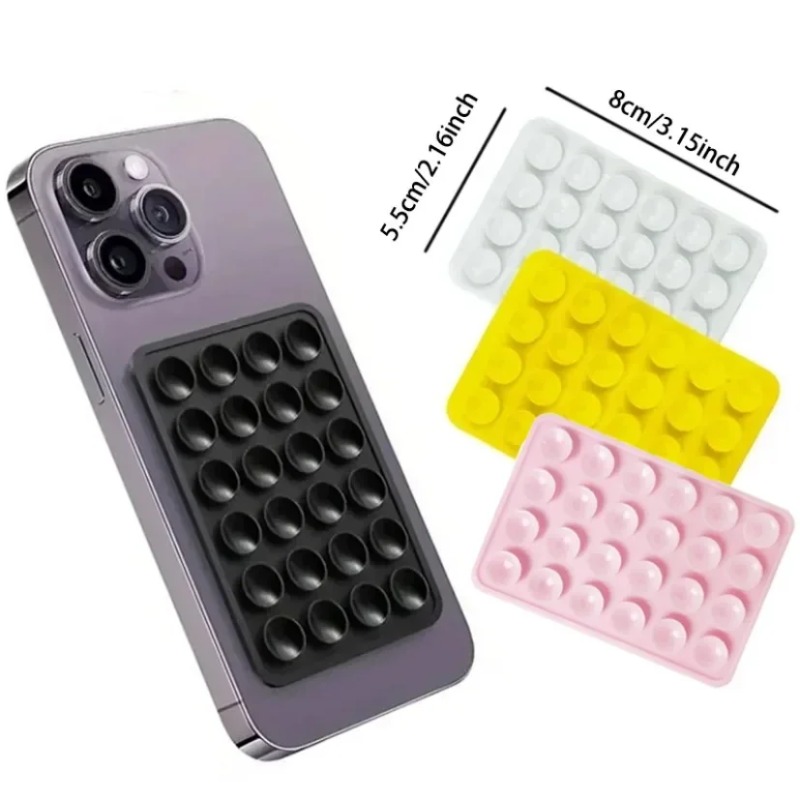シリコン吸着式スマホホルダーマット多機能吸盤壁掛けスタンド正 - Phone Cases のレビューと価格