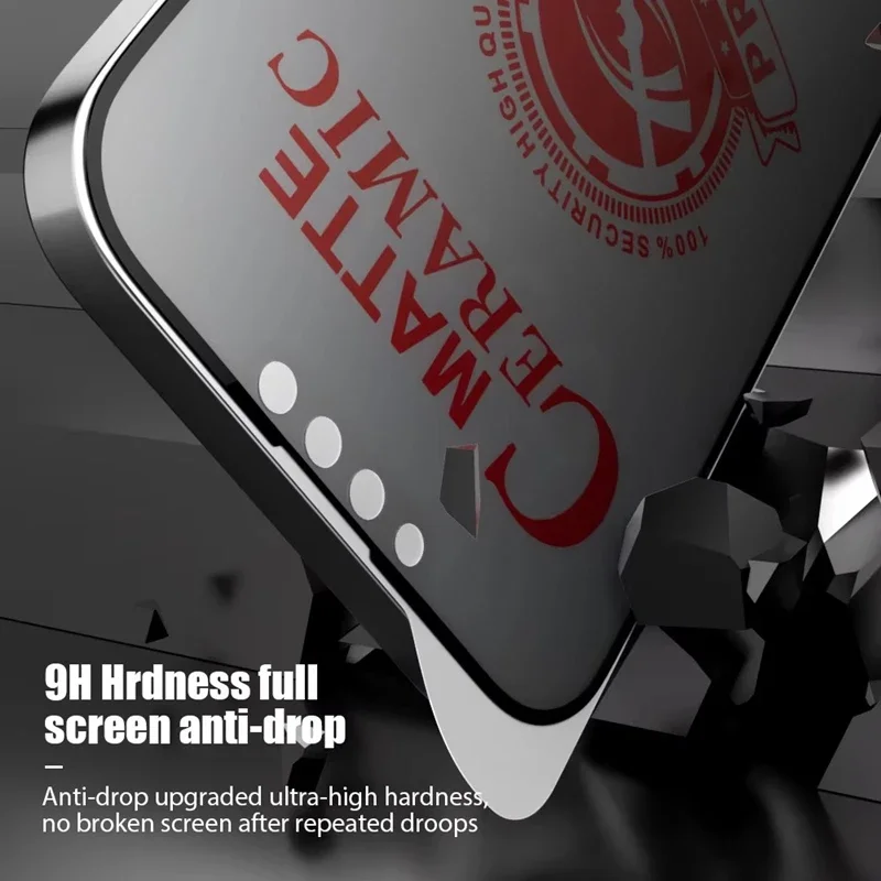 プライバシー用セラミックマット保護フィルム,iPhone X - Matte Anti Glare Screen Protector のレビューと価格