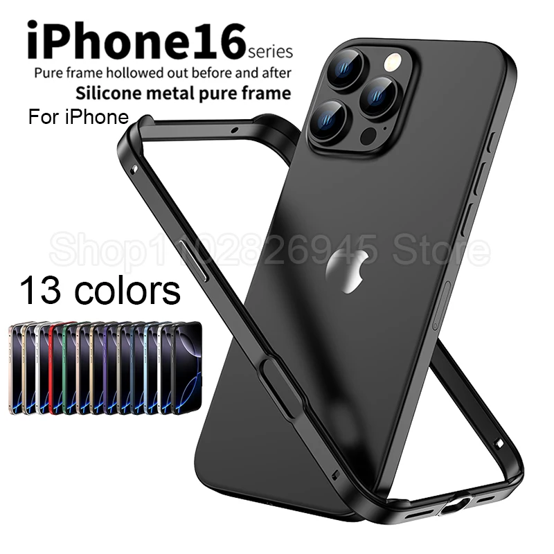 ハイブリッドシリコンフレームアルミメタル製iPhoneケース - Metal Bumper Aluminum Frame Case のレビューと価格