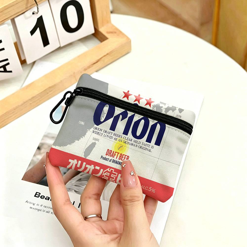 O-オリオン ビール柄 軽量オックスフォード生地製 コインケ - Earphones のレビューと価格