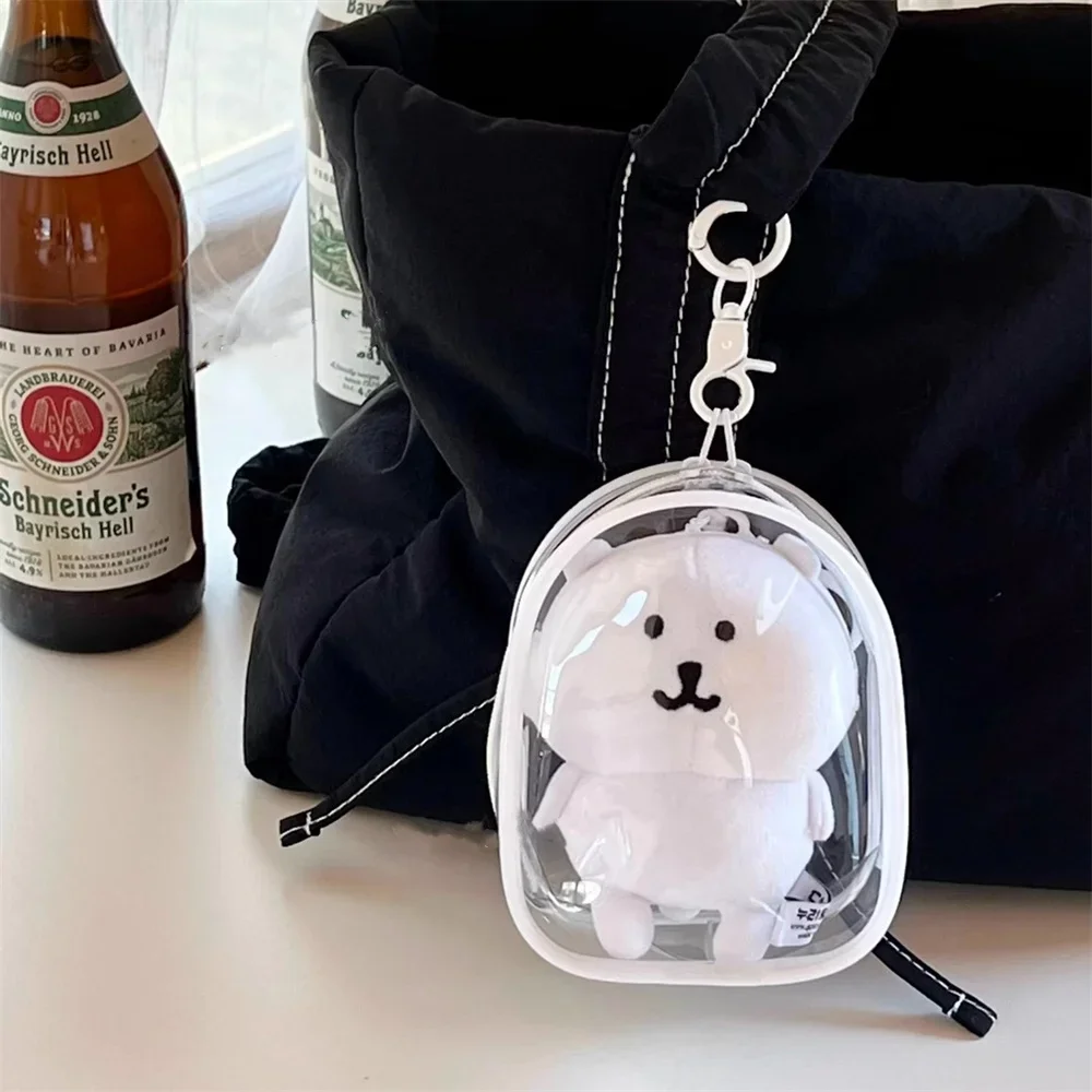 12cmの透明PVC製収納バッグ。キーチェーン付き。カラフル - Earphones のレビューと価格