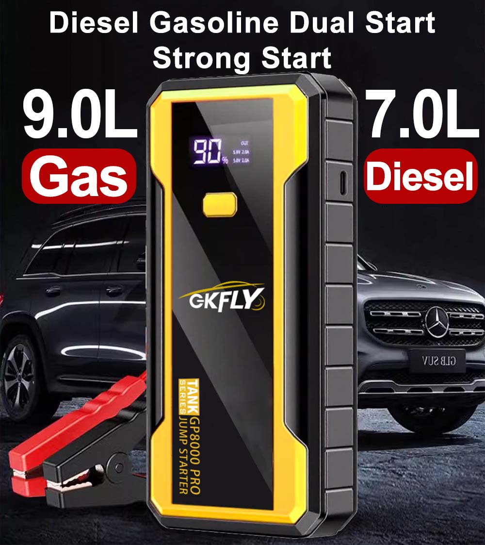 GKFLY 24000mAhスタートパワーバンク 8000A - Power Banks のレビューと価格