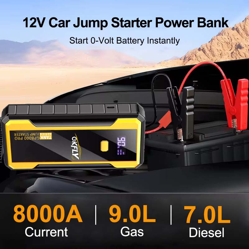 GKFLY 24000mAhスタートパワーバンク 8000A - Power Banks のレビューと価格