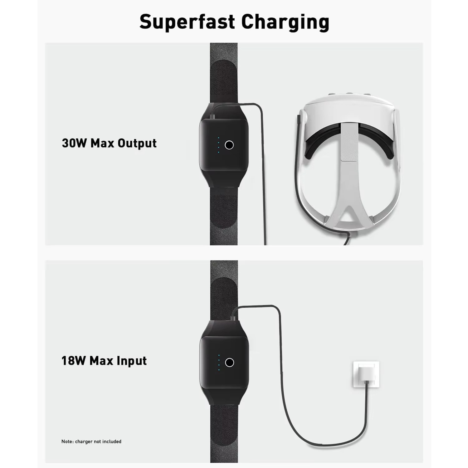 Oculus Quest 2 ヘッドウェアストラップに最適  - Power Banks のレビューと価格