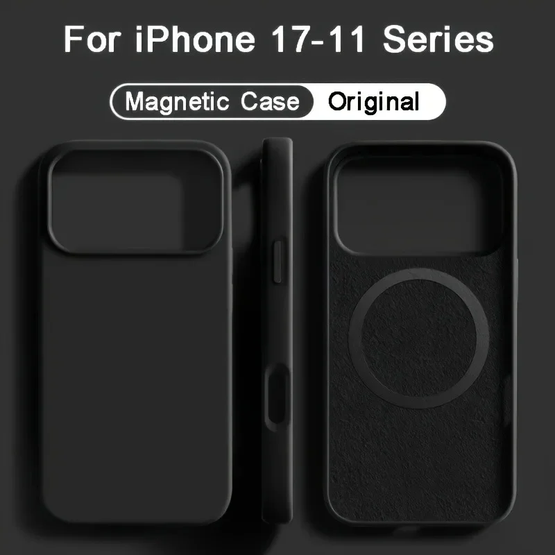 iPhone 18、17、16、15、14、13 Pro M - Liquid Silicone Magnetic Phone Case のレビューと価格