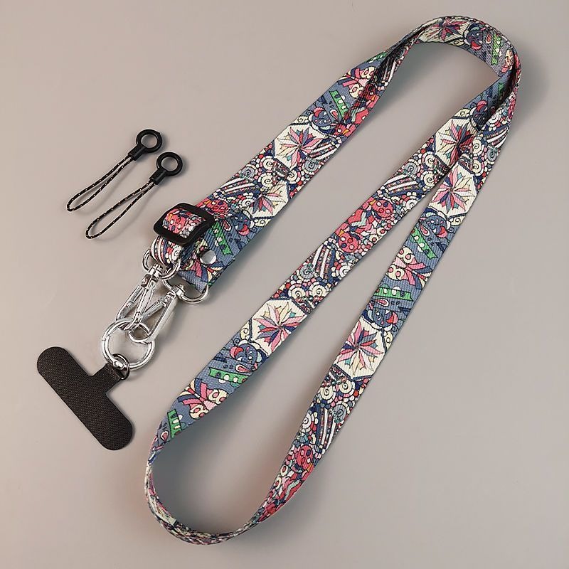 キュートなエスニックスタイルの携帯ストラップ、クロスボディス - Crossbody Lanyard Neck Strap Case のレビューと価格